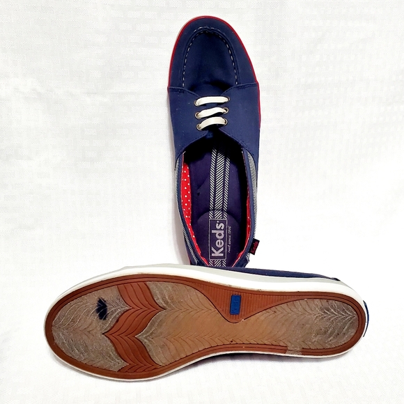 Keds Womens  WF47799 Size 10 Blue  Fabric Slip On Loafer Fashion Sneakers. - Picture 11 of 14